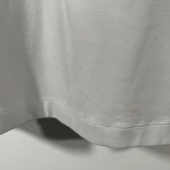 Lululemon Cool Racerback Shorter Length *Nulu White Racerback Tank Top Size 10 - Picture 5 of 8